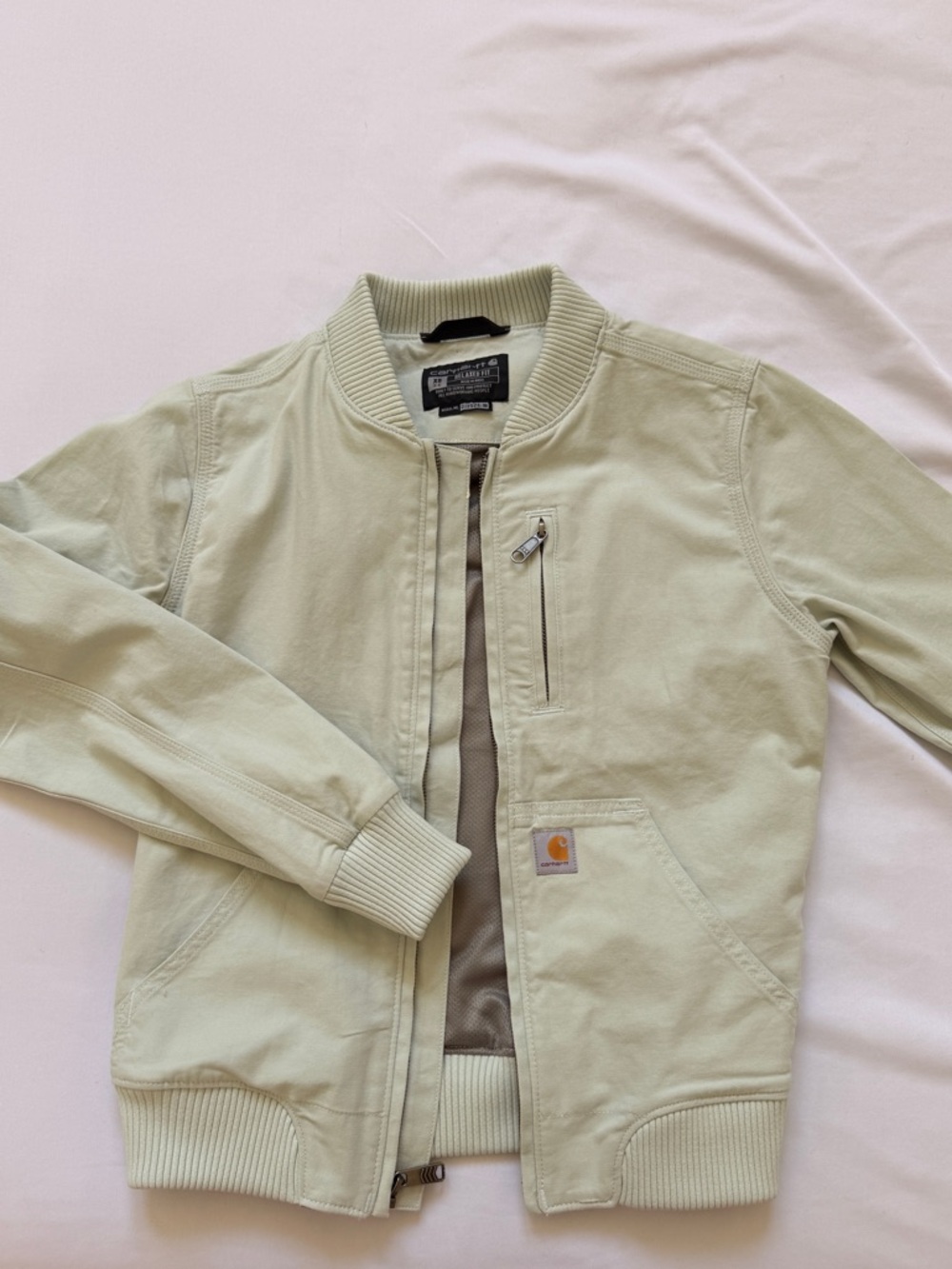 Carhartt Light Sage Bomber Jacket for women